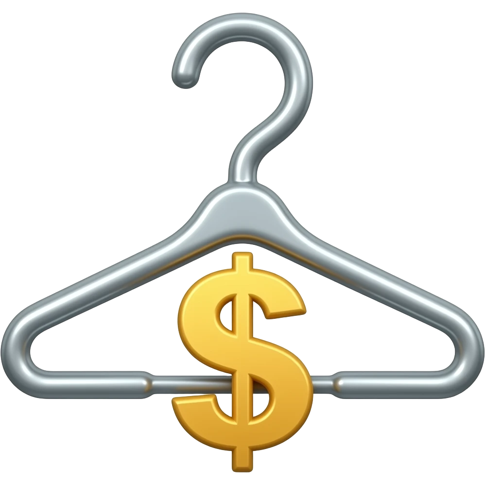 haz un emoji que represente el financiamiento de unas prendas emoji