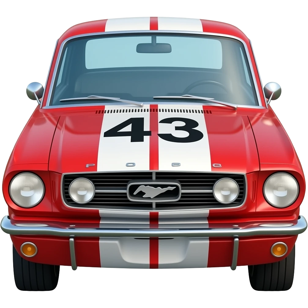 Potresti generare il numero 43 che c’è sulla hoonicorn di Ken Block per hoonicorn intendo la Ford mustang del 65 emoji