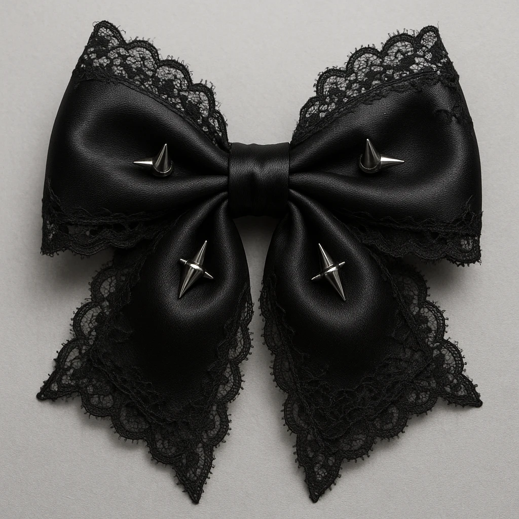 goth bow emoji