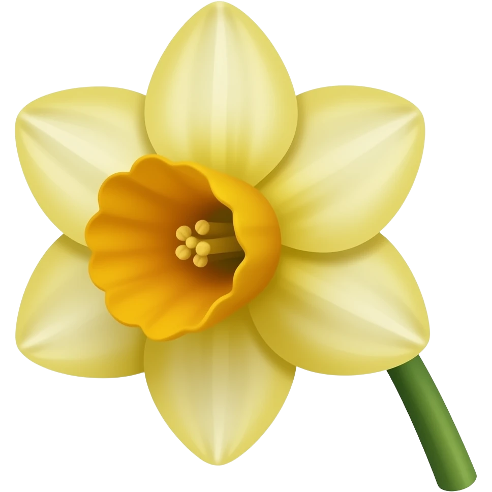 Daffodil emoji