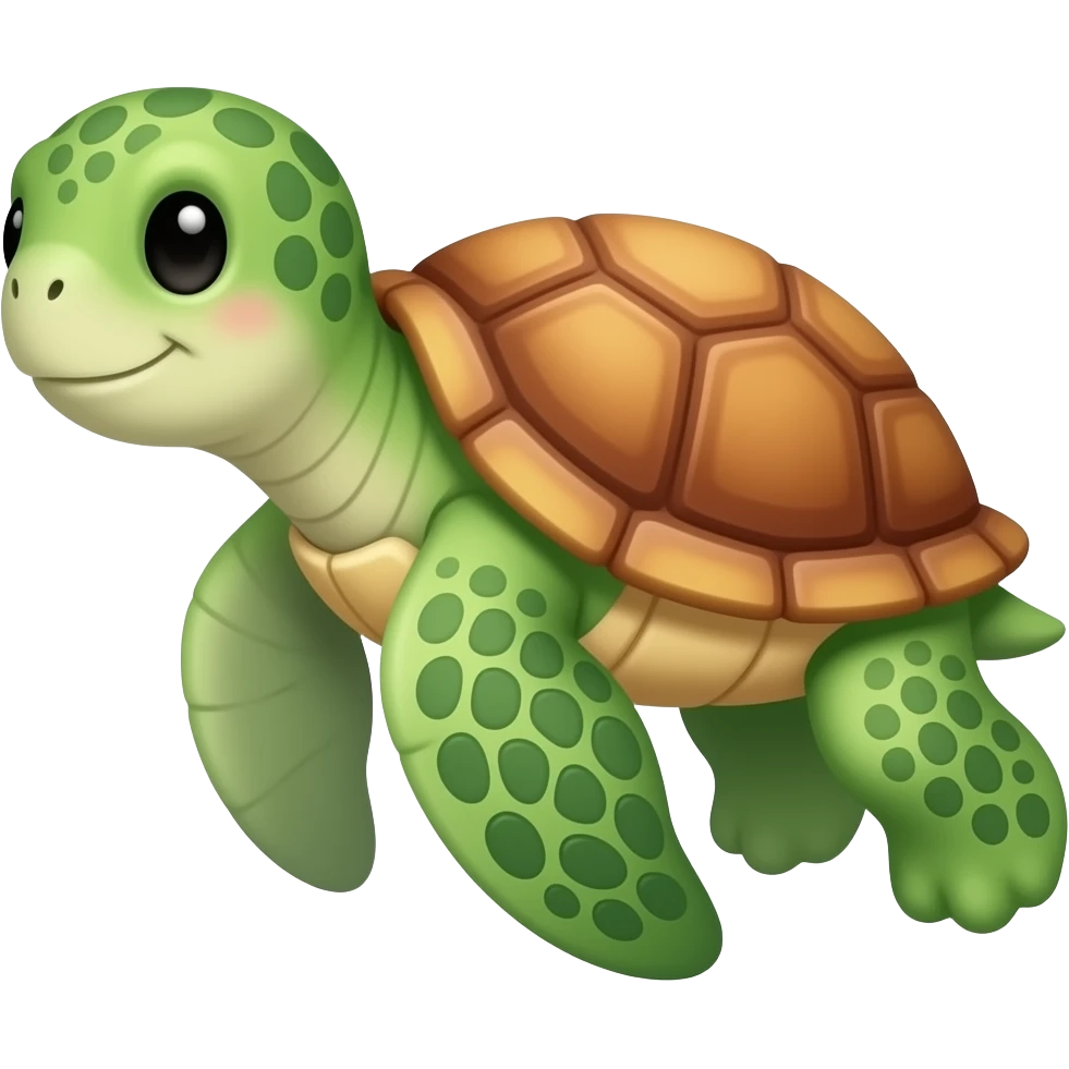 Sea Turtle cute emoji