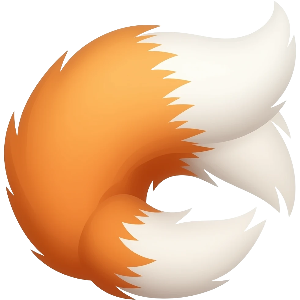 Fox tail emoji