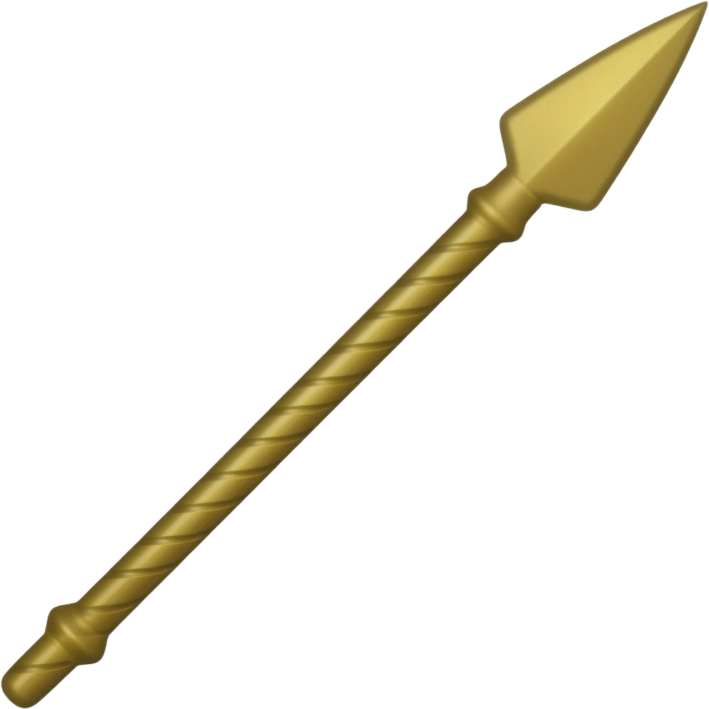 house Martell shield, round, orange, with a red son and a golden spear piercing it, make it look more like a shield and make the spear pierce the sun make it look like an actual realistic shield and add gold , remove the spear thats straight jn the middle and use gold, now just generate the spear emoji