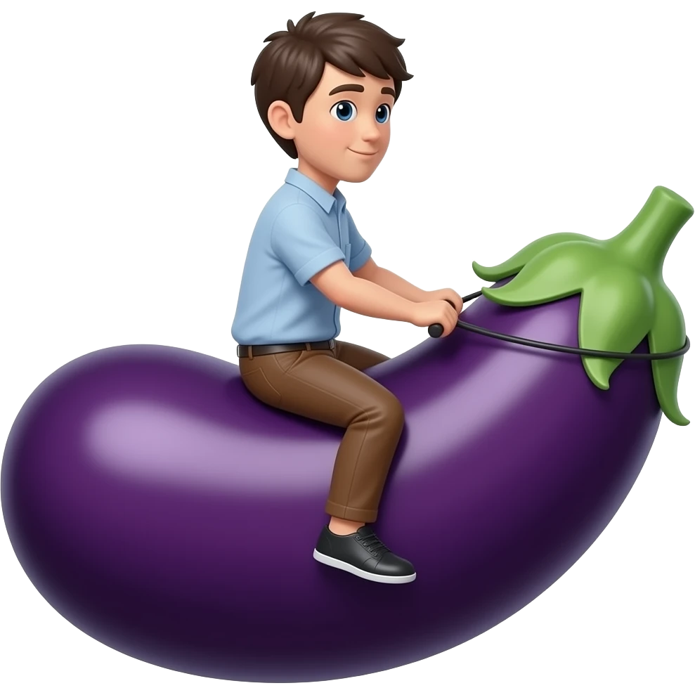 ride eegplant emoji