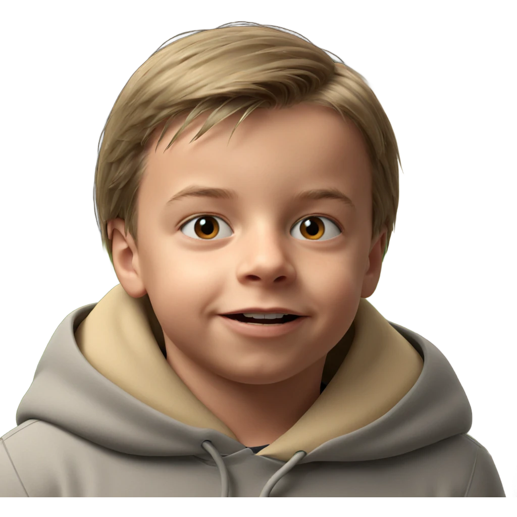 meme boy with hooded expression emoji
