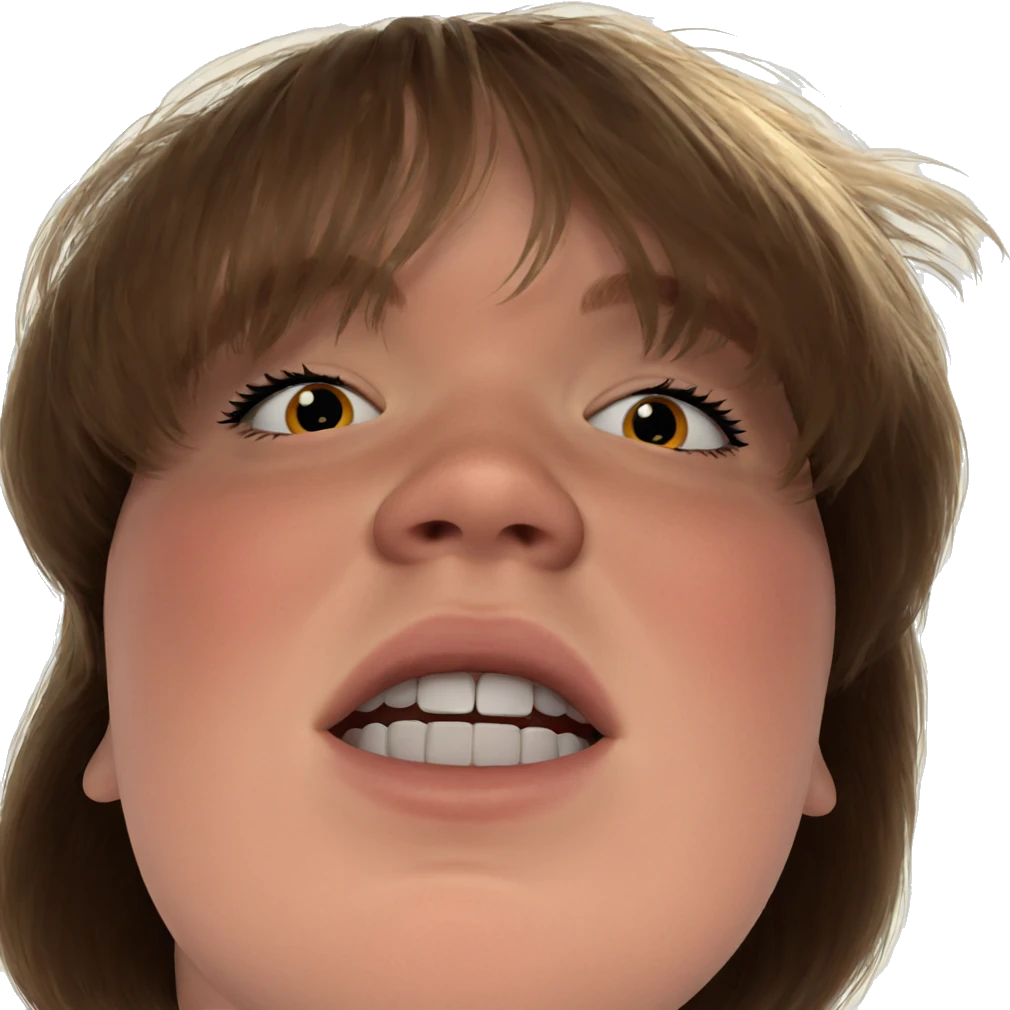 realistic portrait of girl emoji