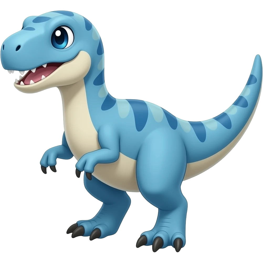 blue raptor fakemon emoji