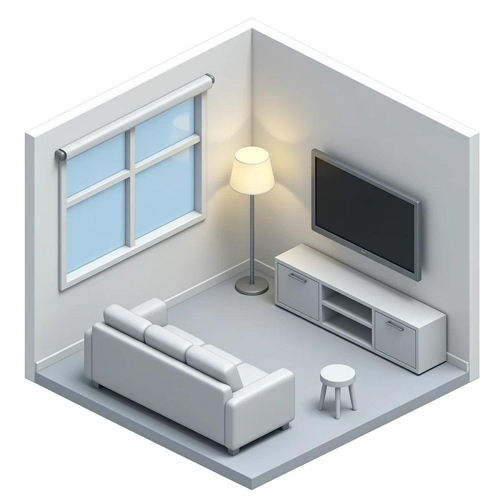 It’s a 3 seater sofa and design the sketch of the tv area to make it oook good also remove the stool it’s an office space 3 d sketch emoji