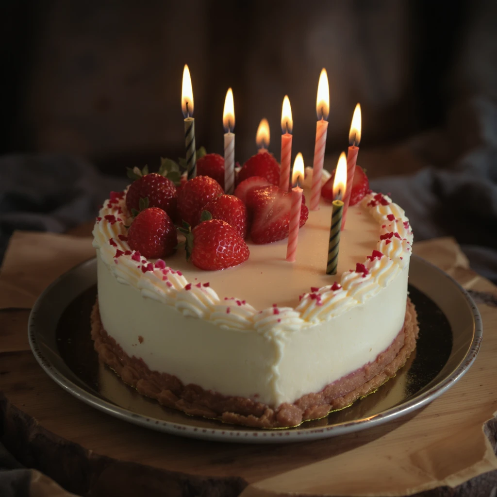 heart-shaped cake, professional photography style emoji