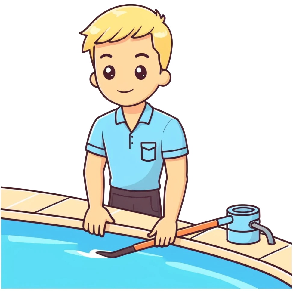 À Young blond man pool keeper emoji
