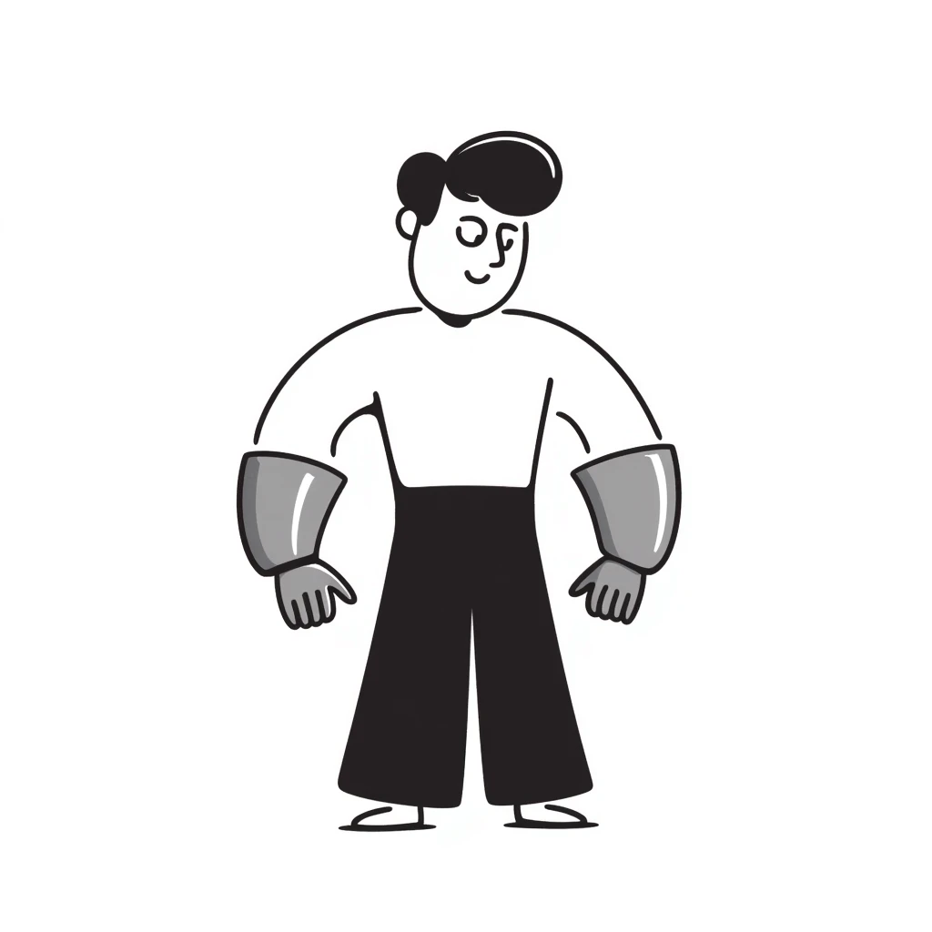 Metal biceps emoji