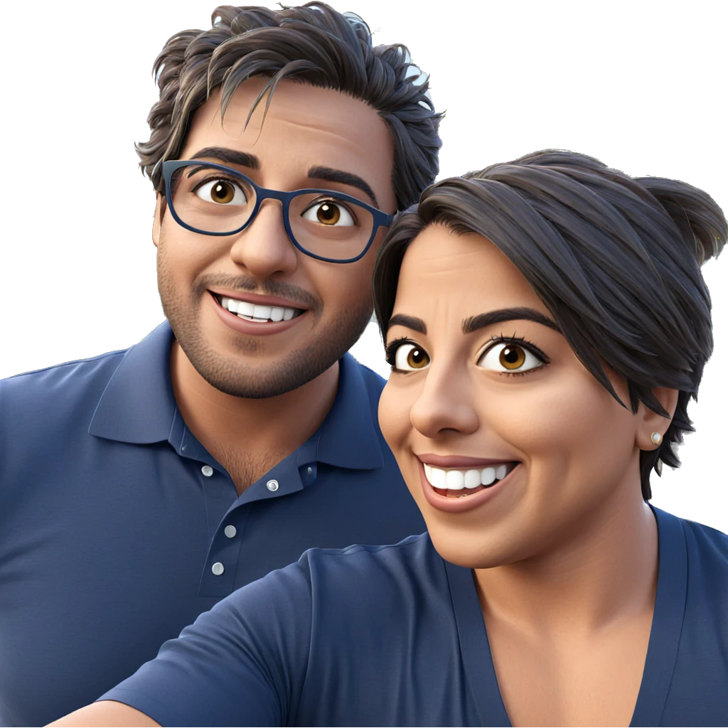 boys enjoying sunny day emoji