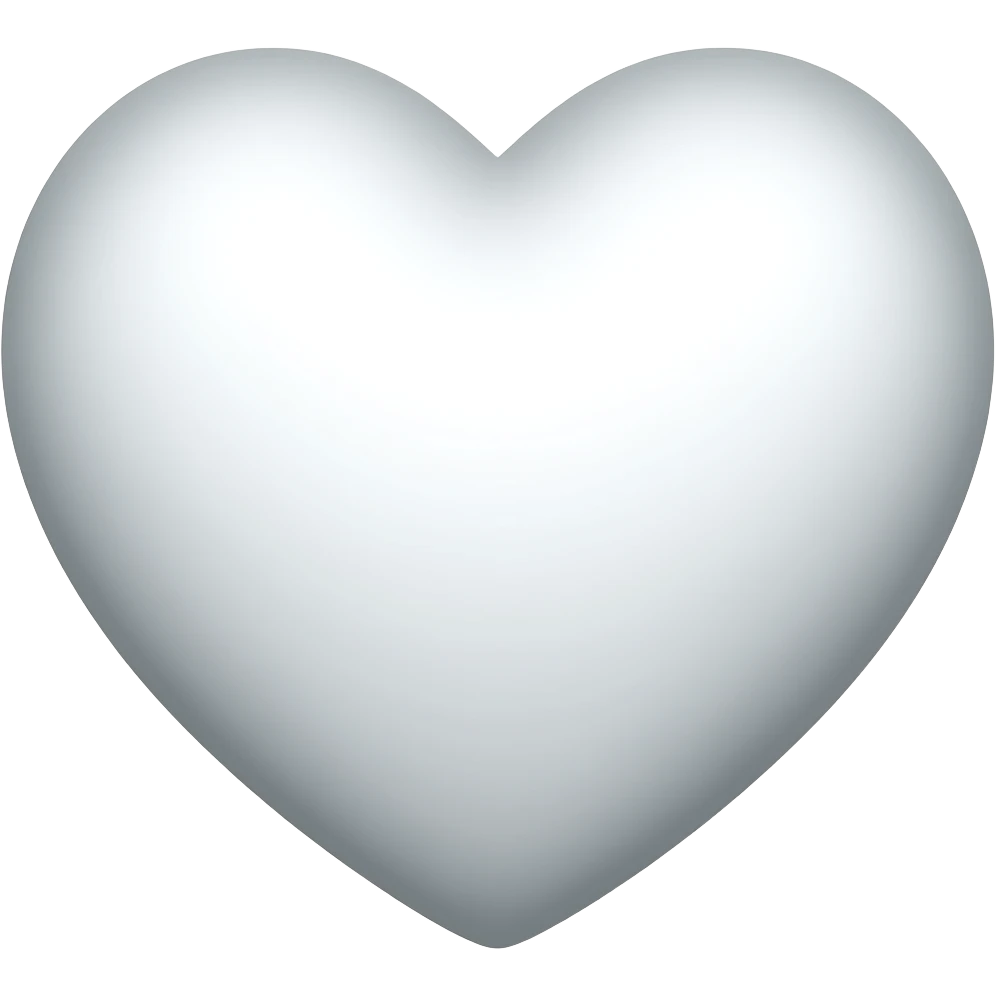 corazon blanco emoji