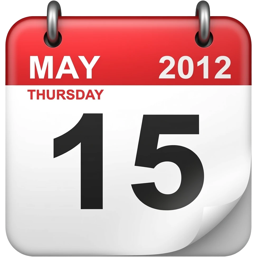 Thursday may 15 2012 emoji