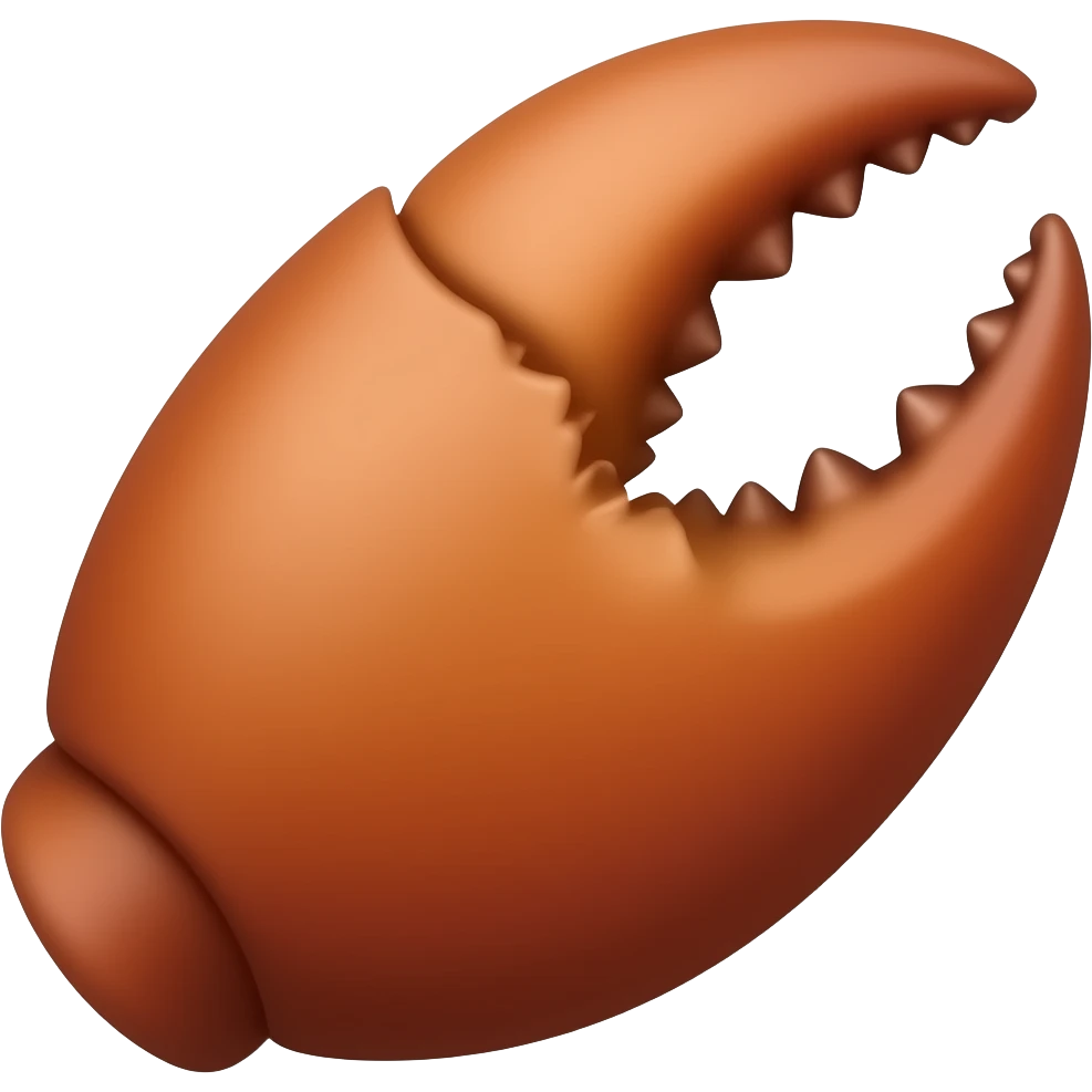 crab claw emoji