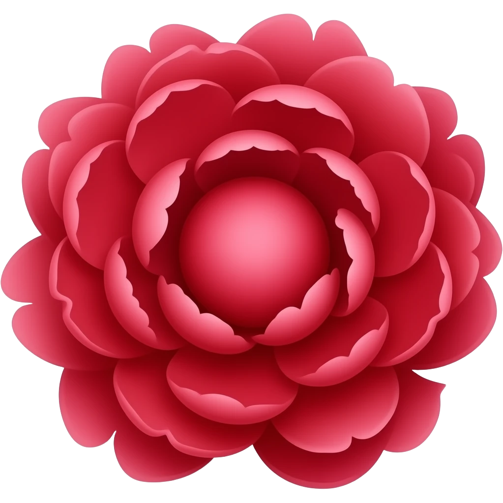Peony emoji