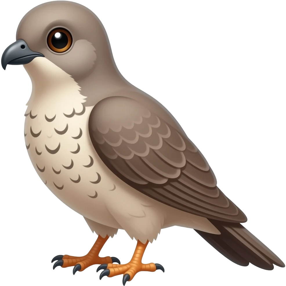 Cartoon cuckoo emoji
