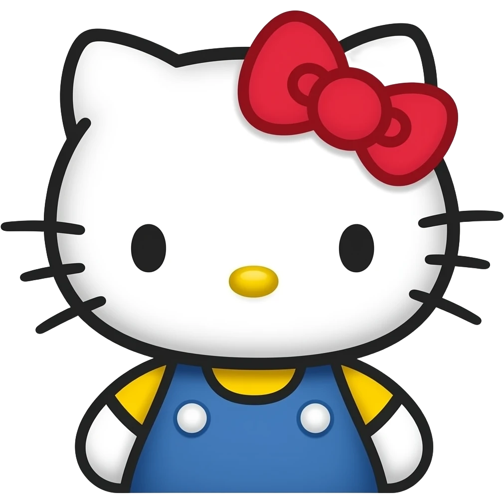 Algeria hello kitty emoji