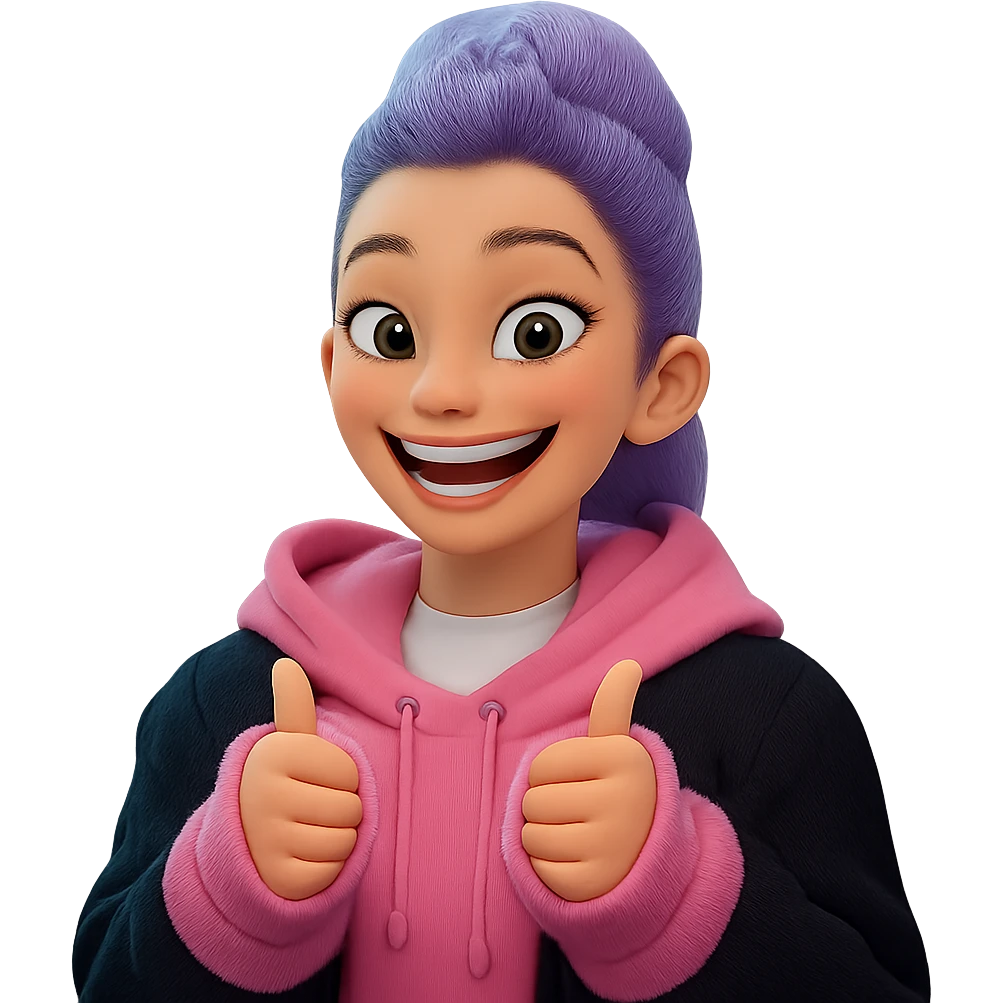 Extract the character from the background and place it on a transparent background, keeping the original style and appearance exactly the same. emoji