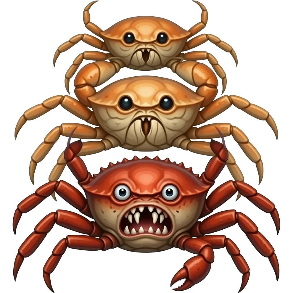 Crab Horror tiers emoji