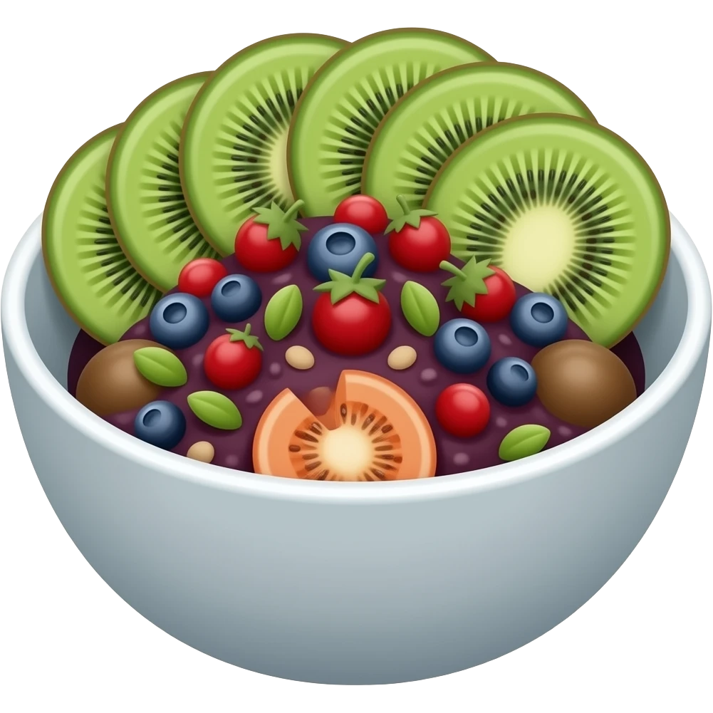 Acai bowl aesthetic IOS 18 emoji