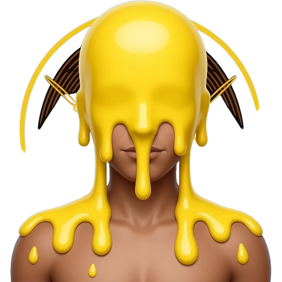 the flag of utah and a guy covered head to toe is egg yolks so you cant see the guy emoji