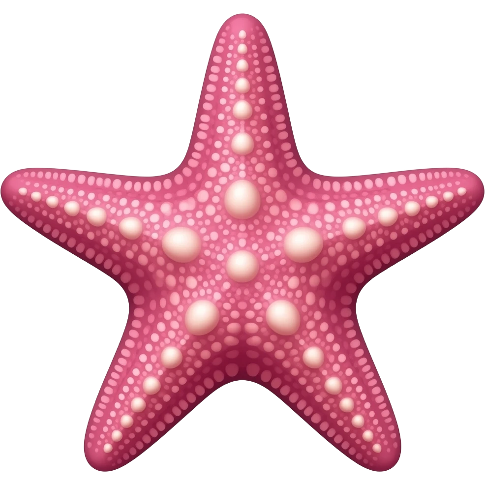 pink starfish emoji