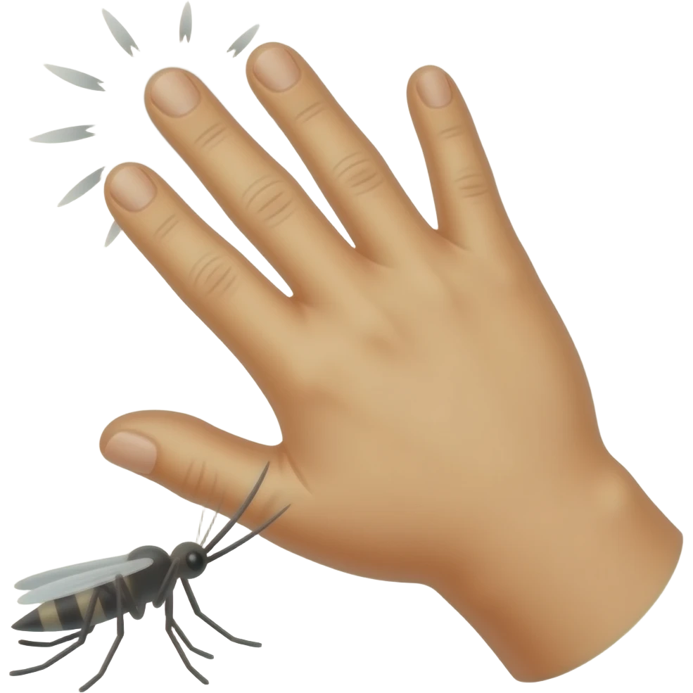 killing mosquito emoji