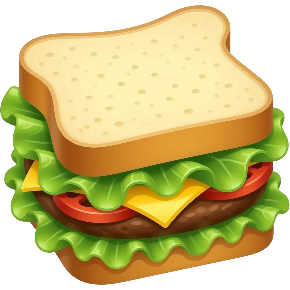 lettuce sandwich emoji