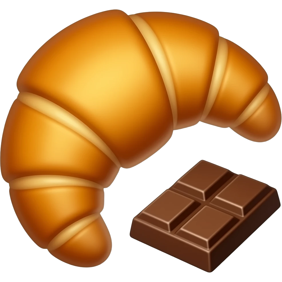 🥐🍫 emoji