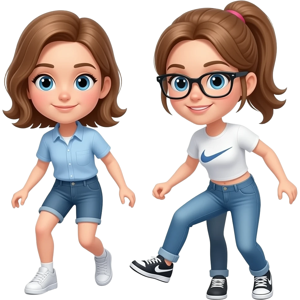 Crush you a girl girlfrien Nike emoji