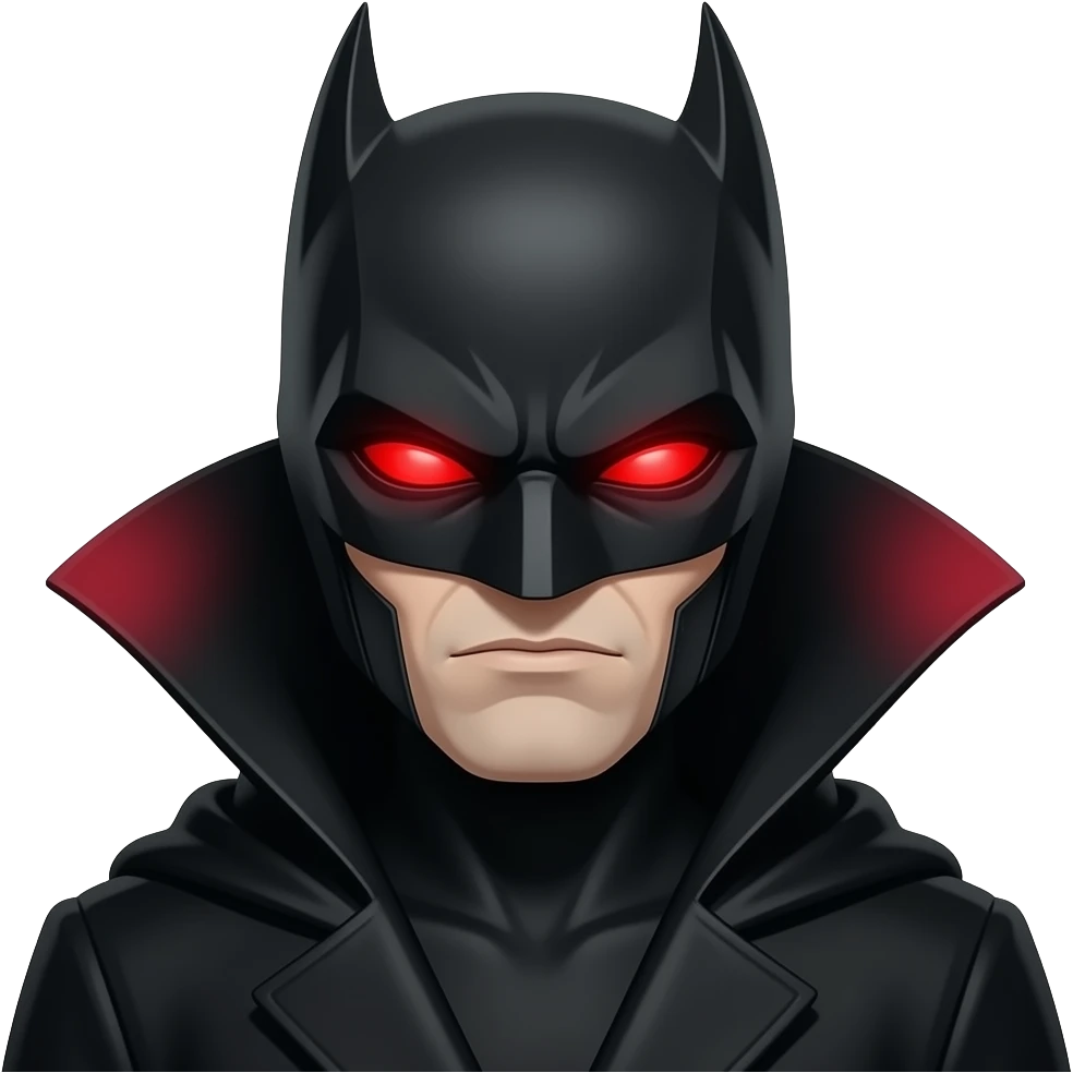 Pitch black Villain emoji