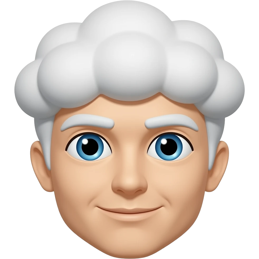 High cloud eyes emoji emoji