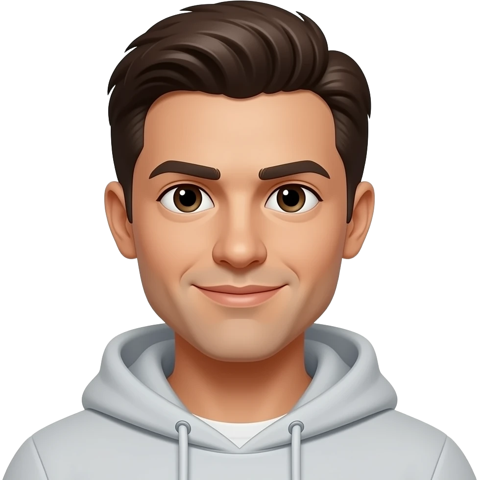 На человеке emoji