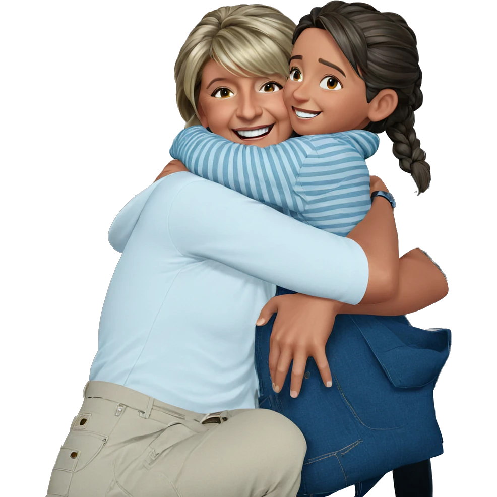 happy moment between friends emoji