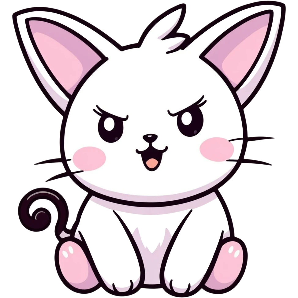 Kuromi very tired  emoji