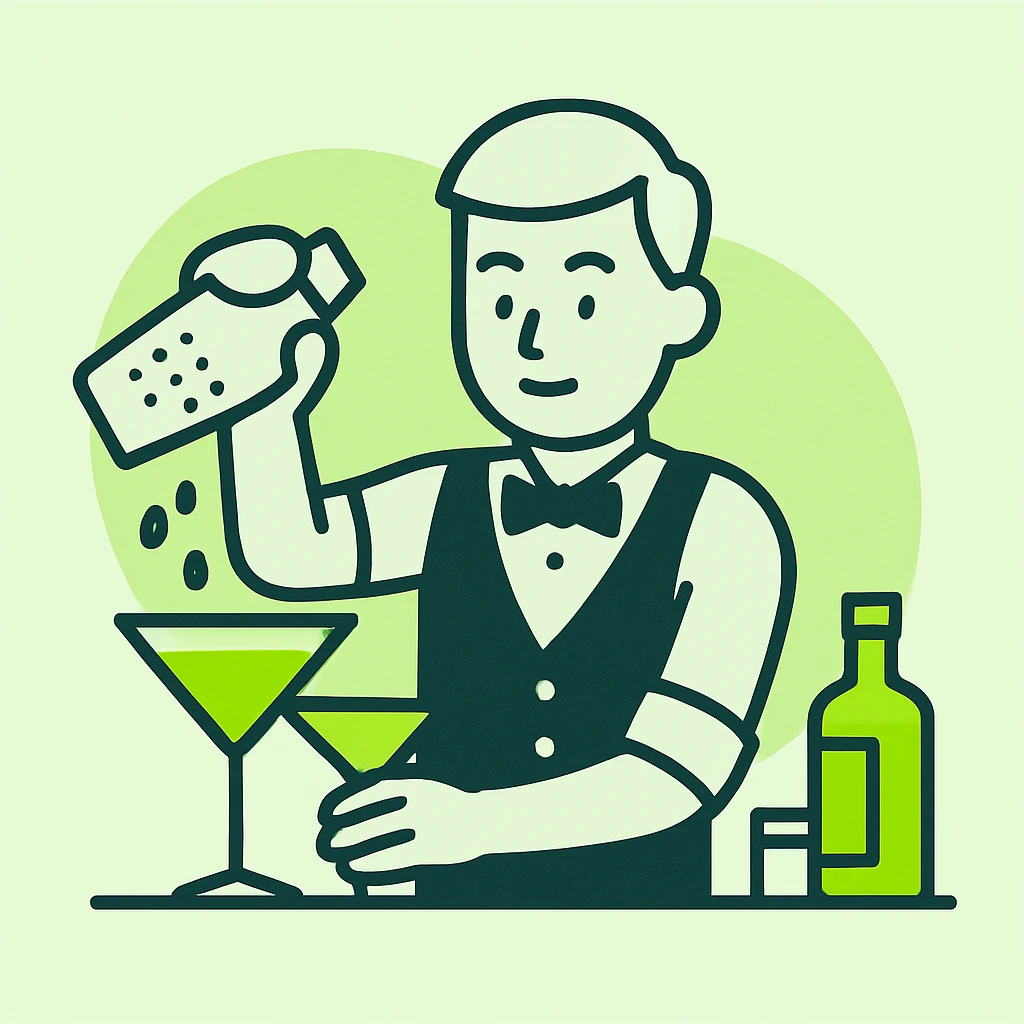 bartender mixing drinks emoji