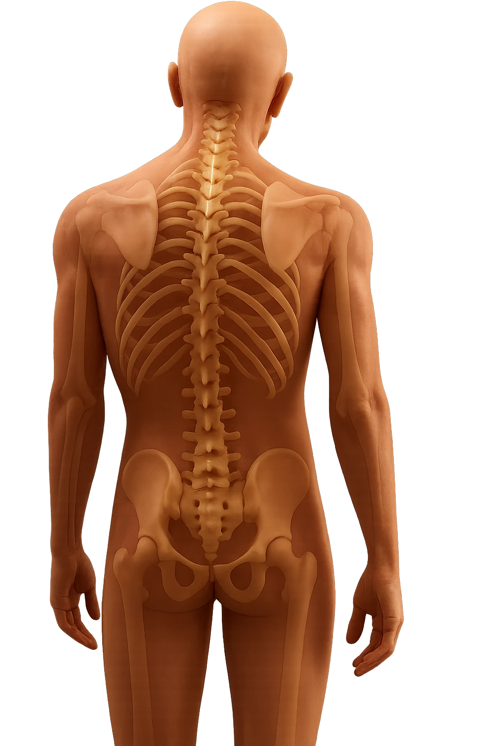 spina dorsale anatomica umana storta, iperrealistico 4k emoji