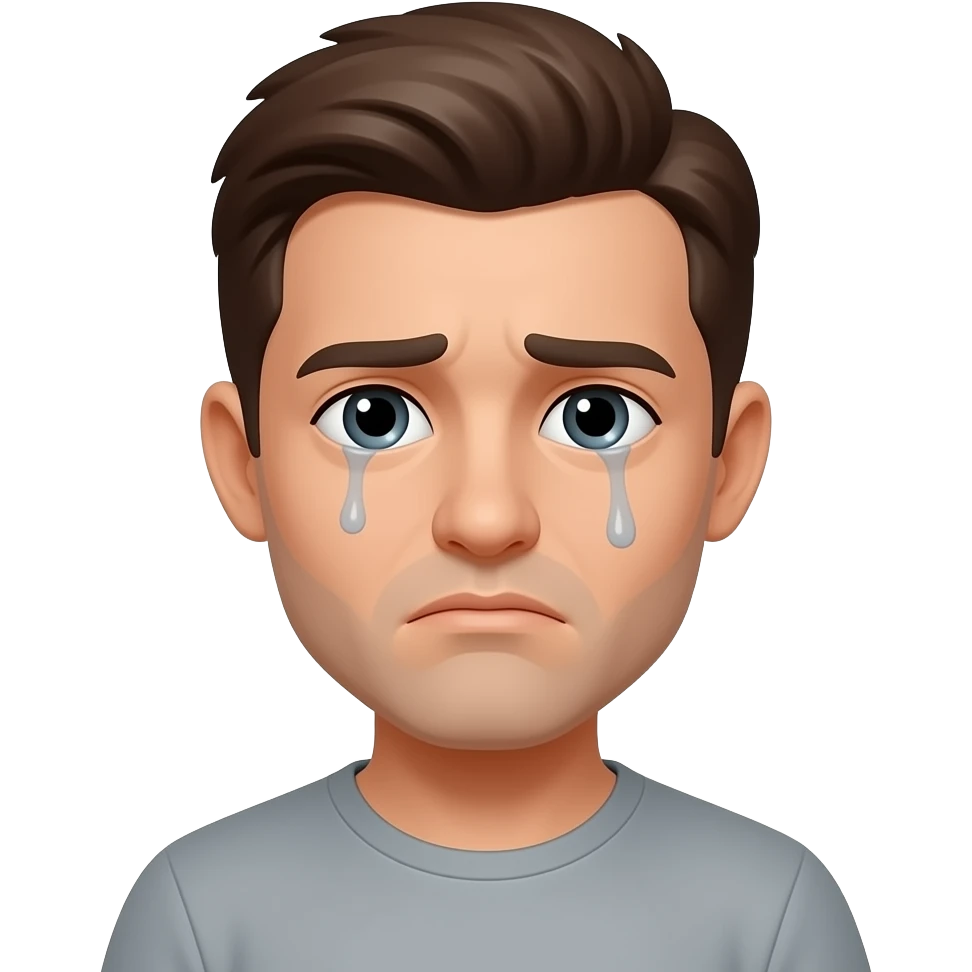 Emoji de cara blanca triste emoji