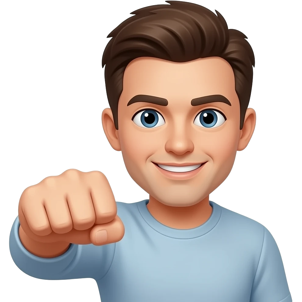 Face with fist bump emoji