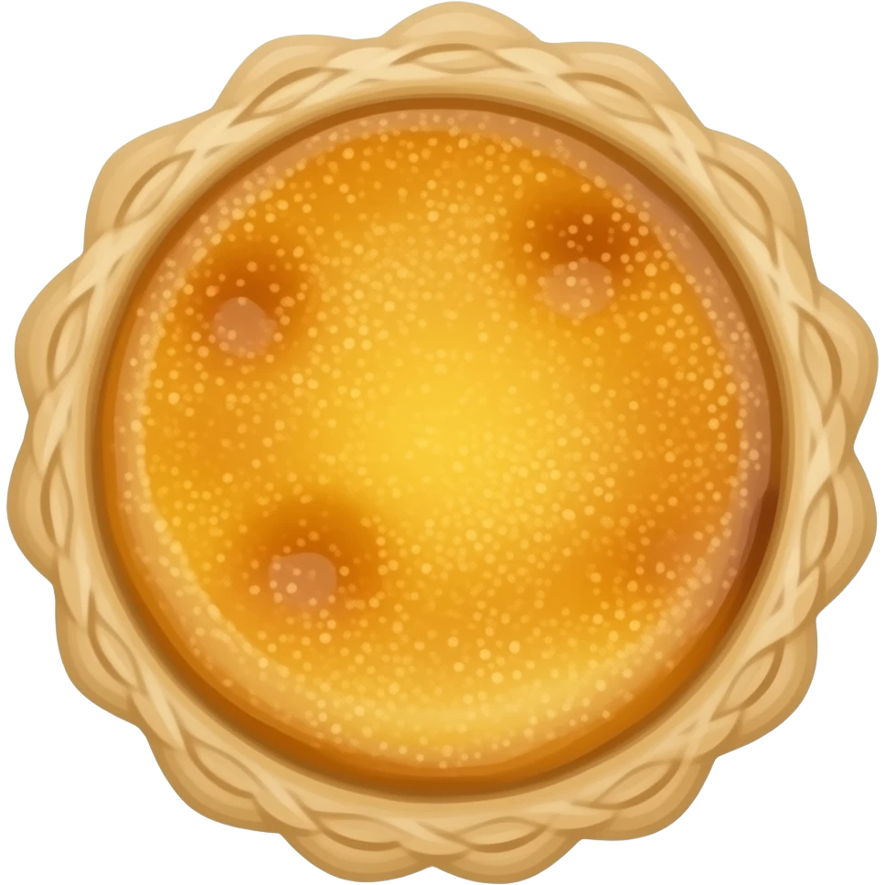 pastel de nata portugues, pastel de belem emoji