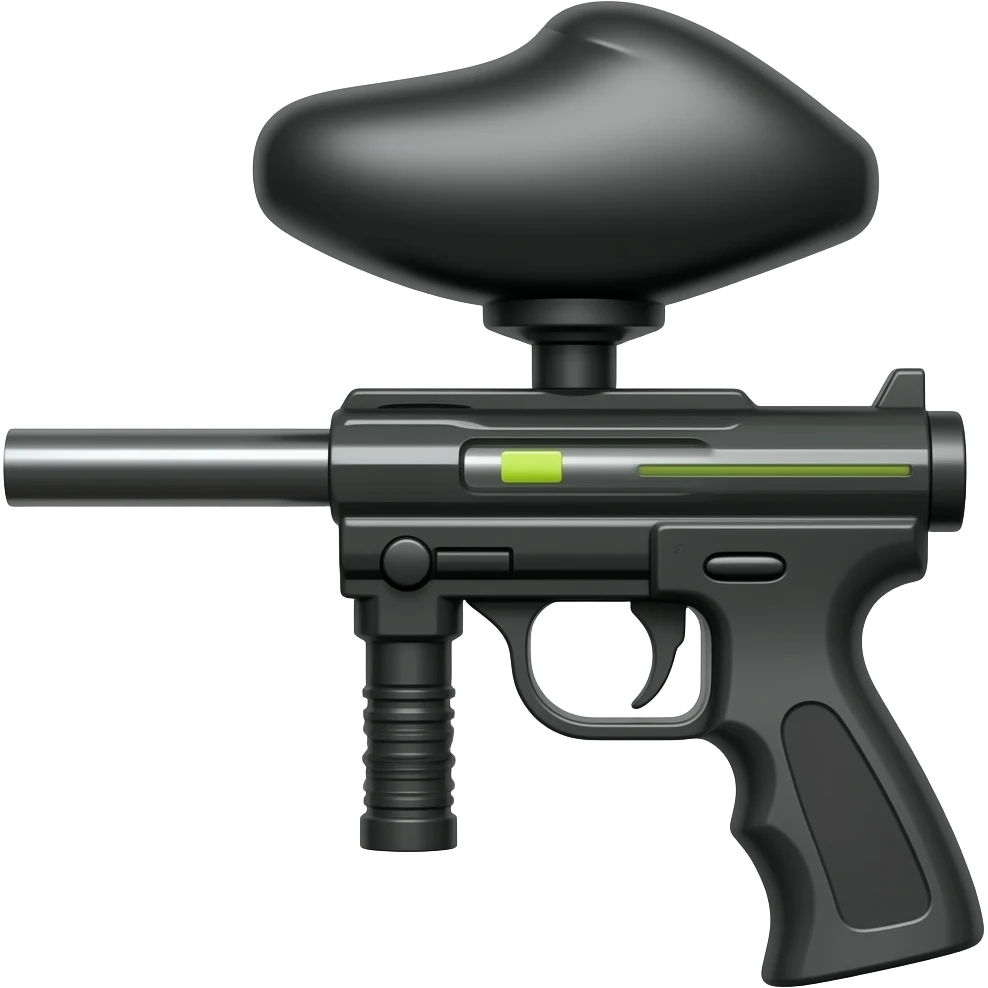 Electronic paintball gun emoji