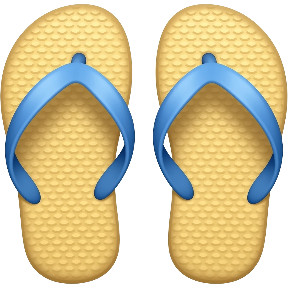 beach slipper emoji