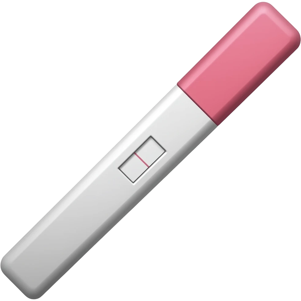 Pregnancy test emoji