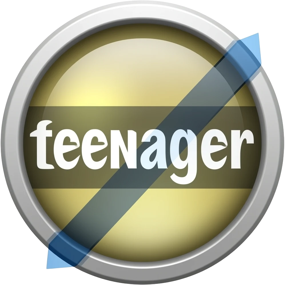 OFFICALLY A TEENAGER SIGN emoji