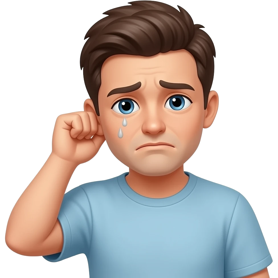 A emoji that pulling ear for sorry emoji