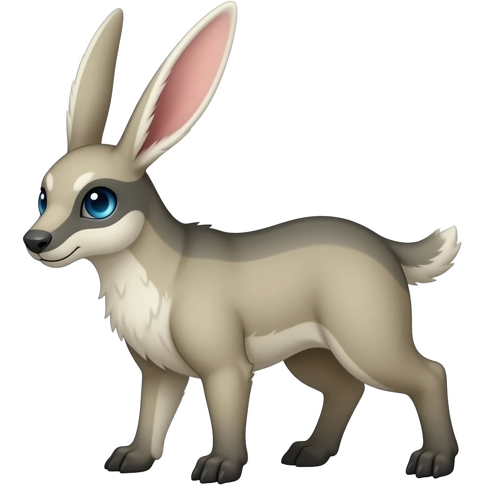 Terenry-Teto-Trico-fusion-hybrid-animal-creature with long ears emoji