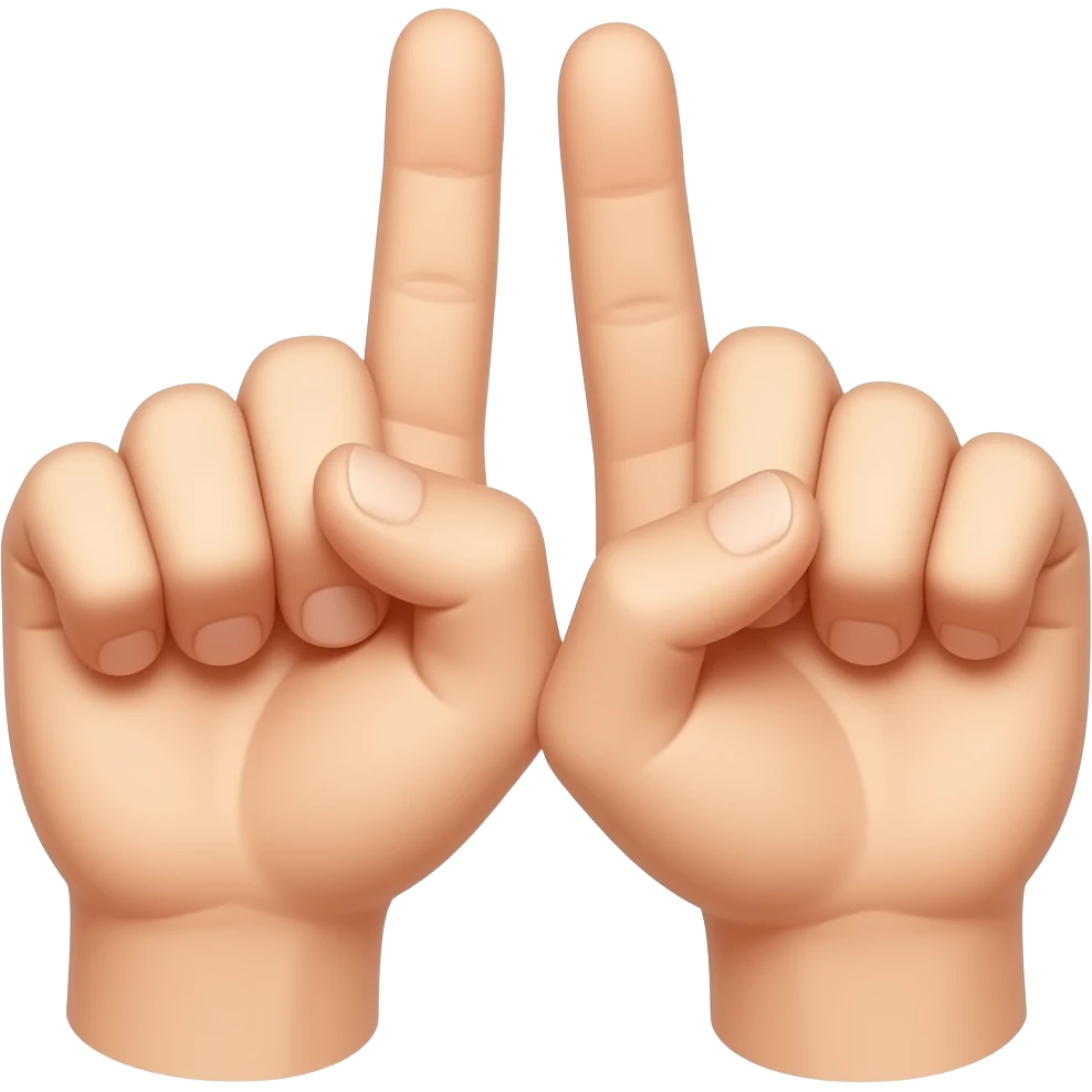 Créer une main  qui fait un jul comme sa 👆et l’autre un L comme l’emogi d’avant mais de l’autre sans et colle les main emoji