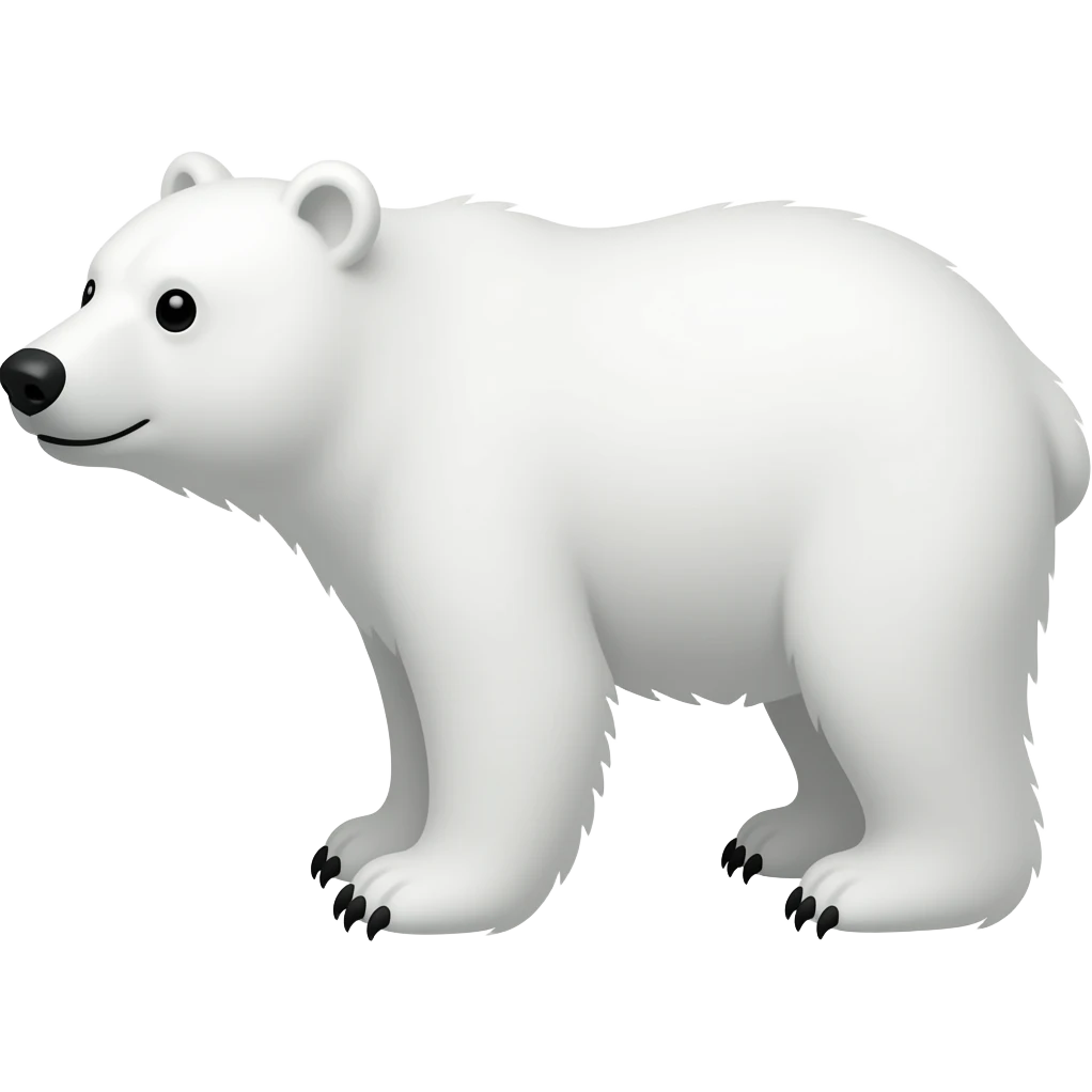 white bear emoji