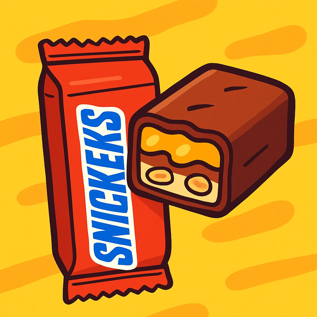 Snickers bar emoji